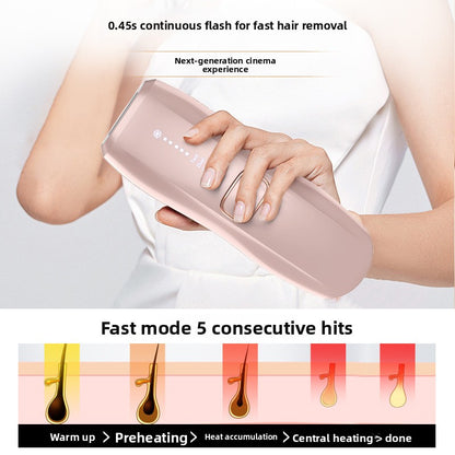 Dual Light IPL Hair Removal Device with Sapphire Cooling