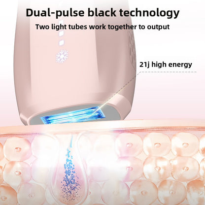 Dual Light IPL Hair Removal Device with Sapphire Cooling