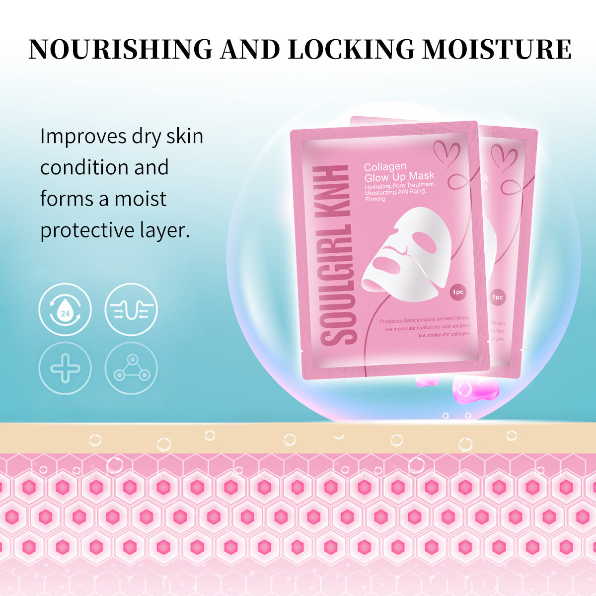 Collagen Glow Up Hydrating Face Mask